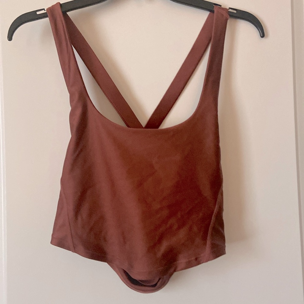 Free People Brown Crop Top